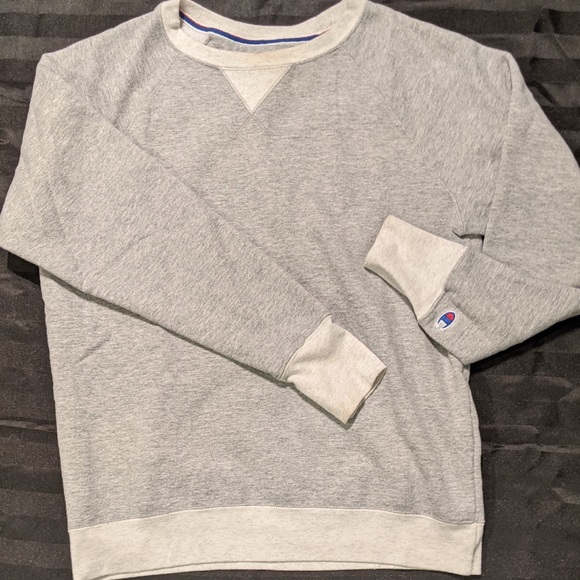 Vintage Champion Gray Crewneck Sweater Size M - Picture 2 of 6